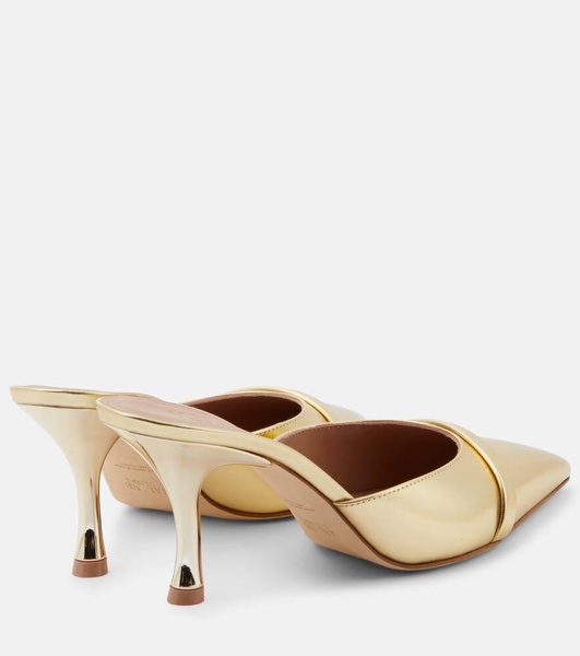 Joella 70 metallic leather mules