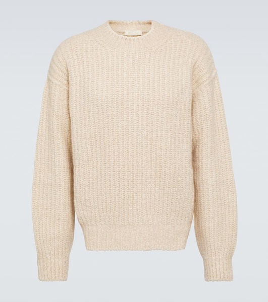 Ribbed-knit cashmere sweater