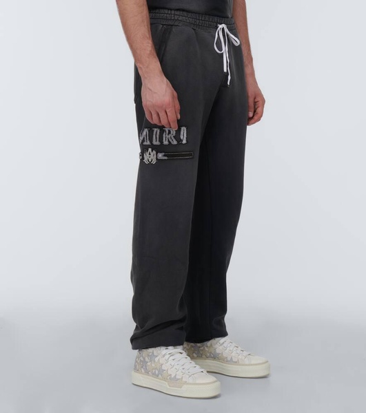 Logo cotton sweatpants