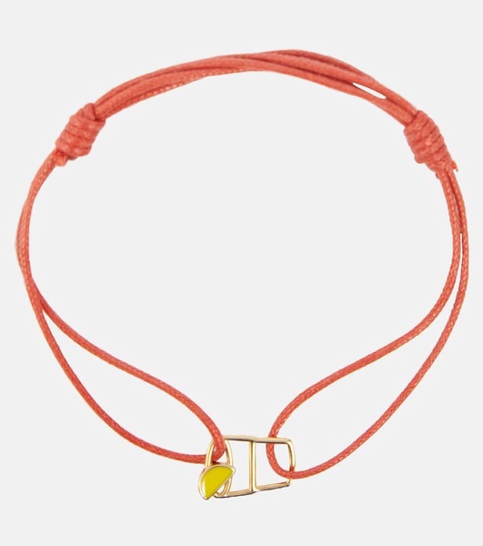 Tequila 9kt gold cord bracelet