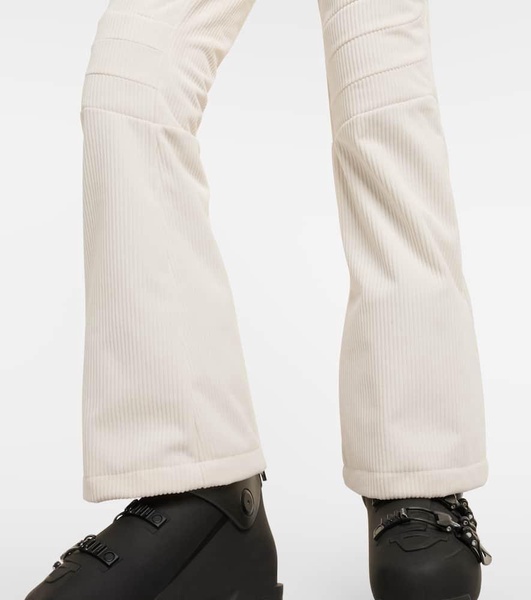 Aurora high-rise corduroy flared ski pants