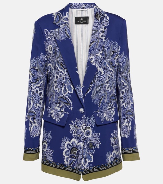 Printed blazer