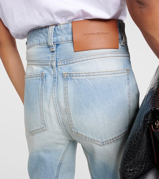 High-rise wide-leg jeans