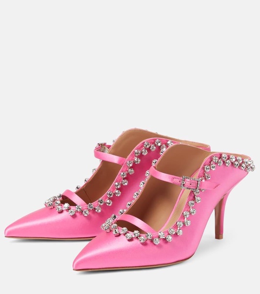 Gala embellished satin mules