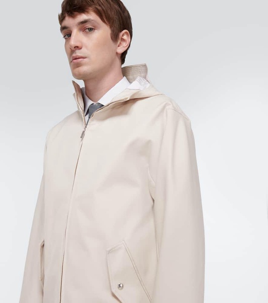 Waterproof cotton twill parka