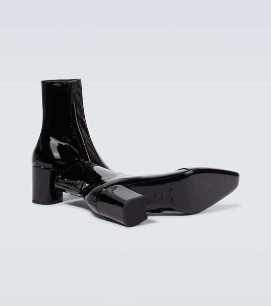 Rainer 75 patent leather ankle boots