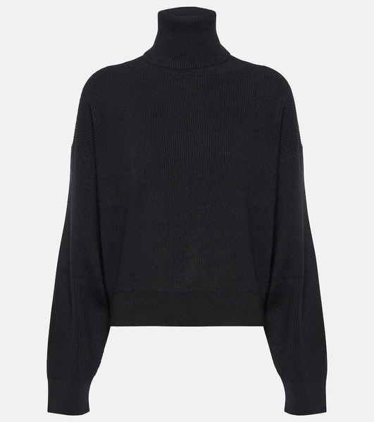 Wool, cashmere and silk turtleneck sweater