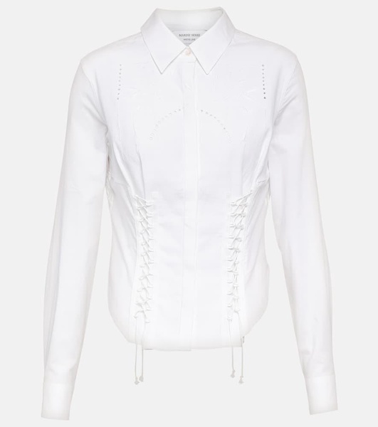 Household corset-style cotton shirt