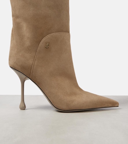 Cycas suede over-the-knee boots