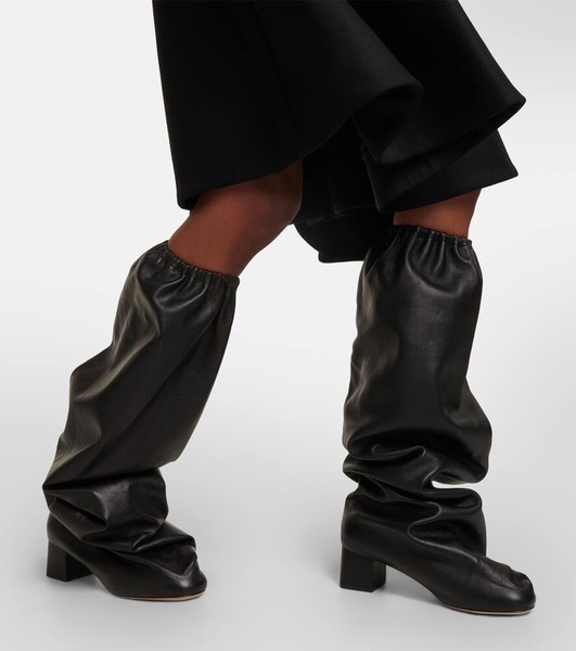 Bowe leather over-the-knee boots