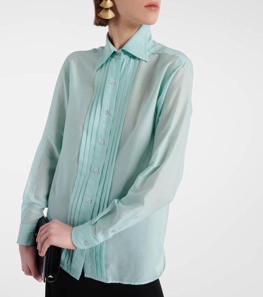 Silk batiste shirt