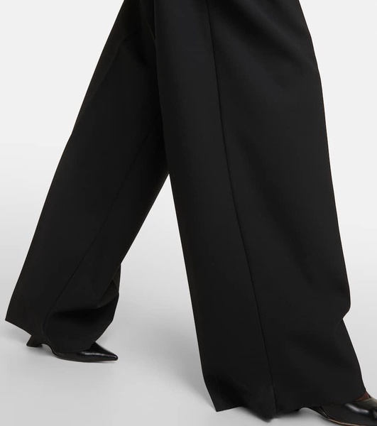 Gessati wide-leg wool pants 