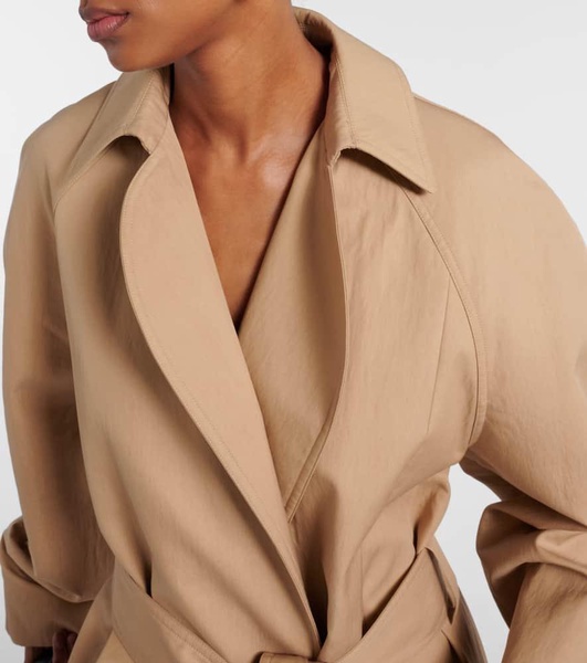 Roth cotton twill trench coat