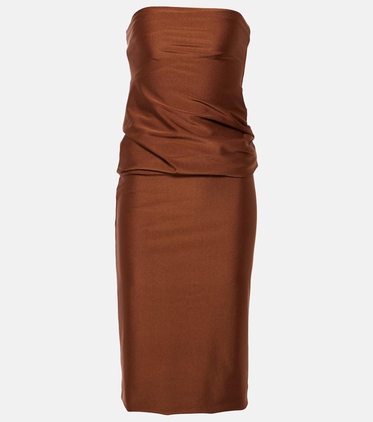 Bilma strapless jersey midi dress