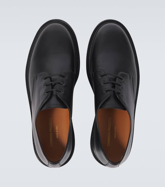 Officers leather Derby shoes