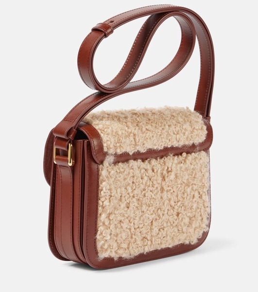 Grace Small faux shearling shoulder bag