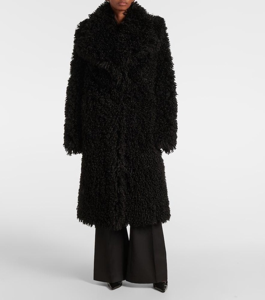 Faux fur coat