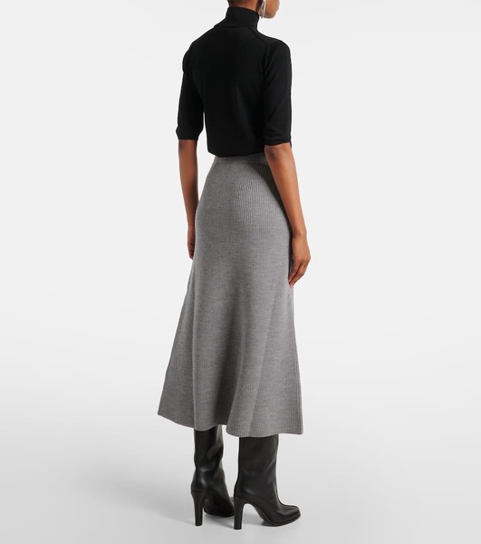 Leisure Agile wool maxi skirt