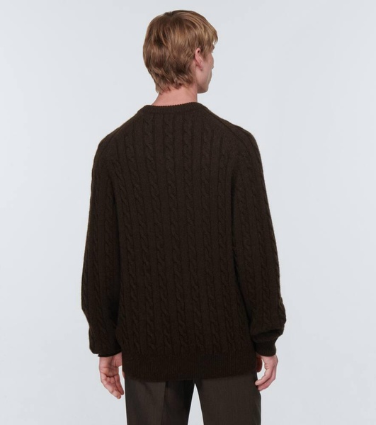 Domas cable-knit cashmere sweater