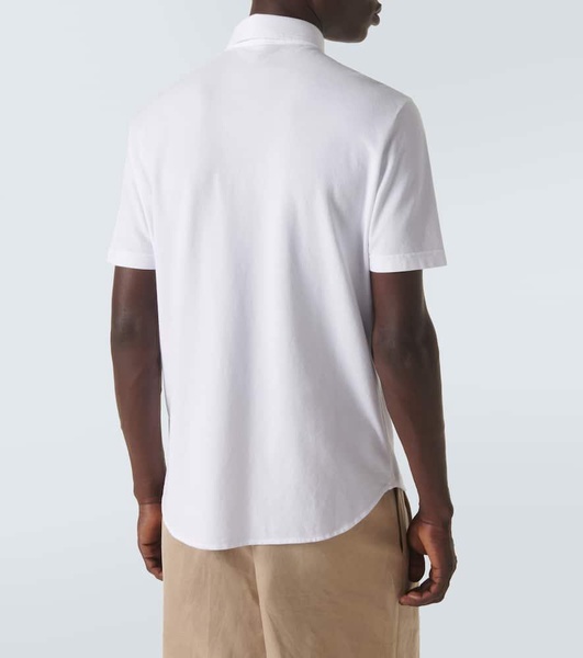 Cotton pique polo shirt