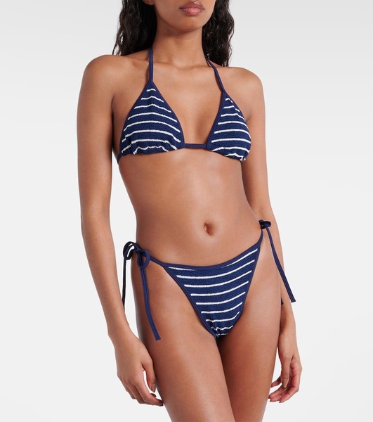 Gina striped bikini