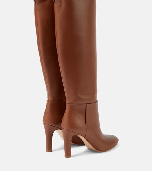 Linda leather over-the-knee boots