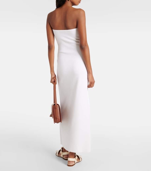 Calderon wool, silk, and cashmere maxi dress