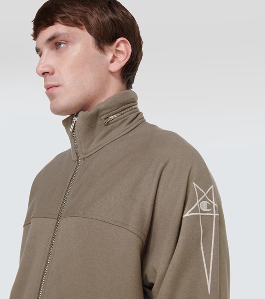 x Champion® Mountain asymmetric cotton jacket