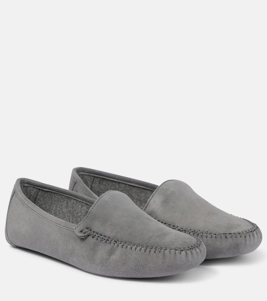 Lady Maurice suede slippers