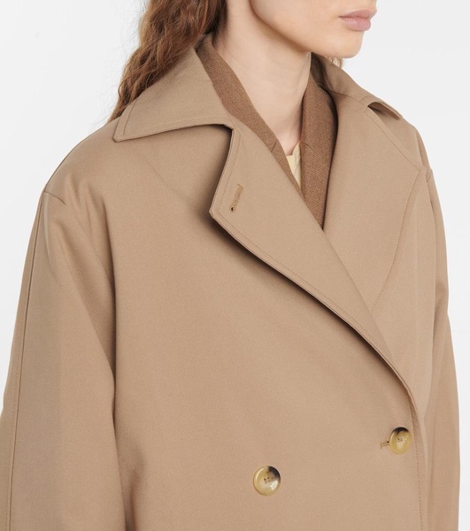 Signature cotton-blend trench coat