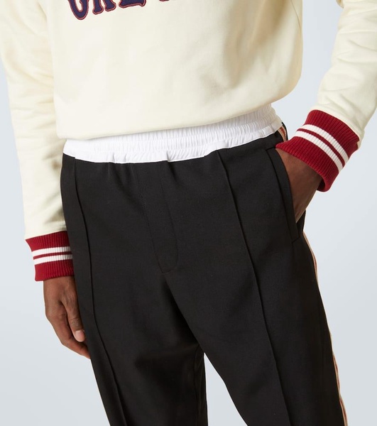 Rest wool wide-leg track pants