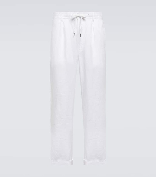 Linen straight pants