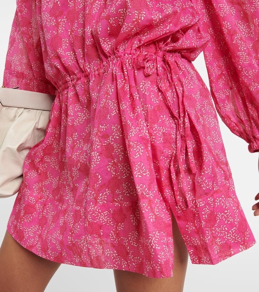 Parsley floral cotton tunic dress