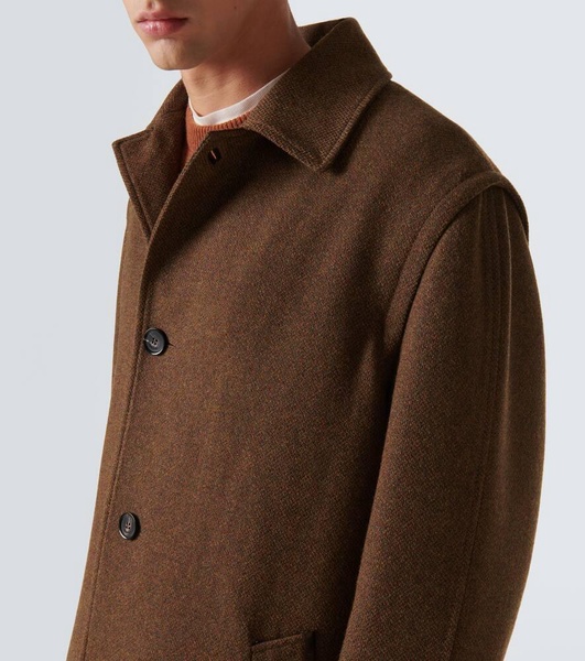 Savile wool coat