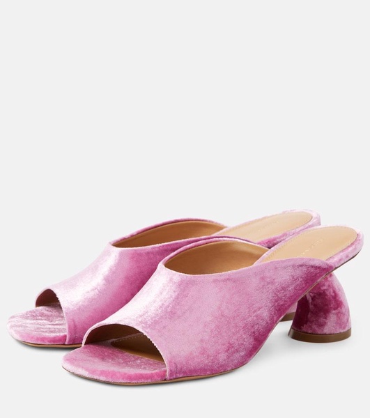 65 velvet mules