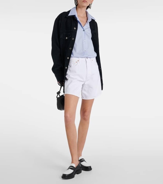 Marlow high-rise denim shorts