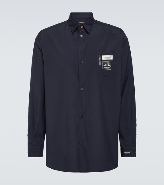 Logo cotton-blend shirt