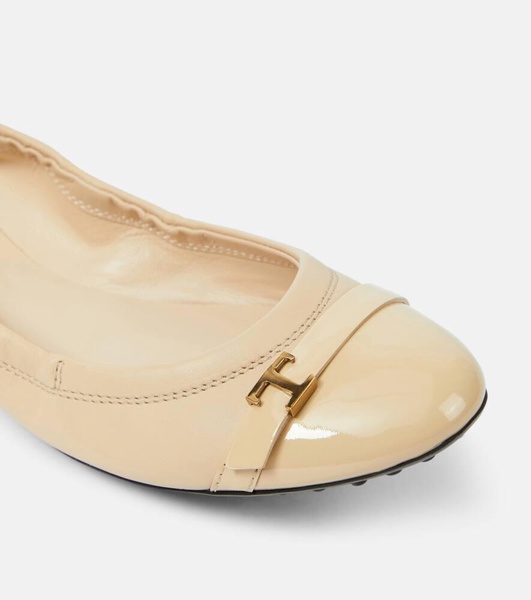 Leather ballet flats 