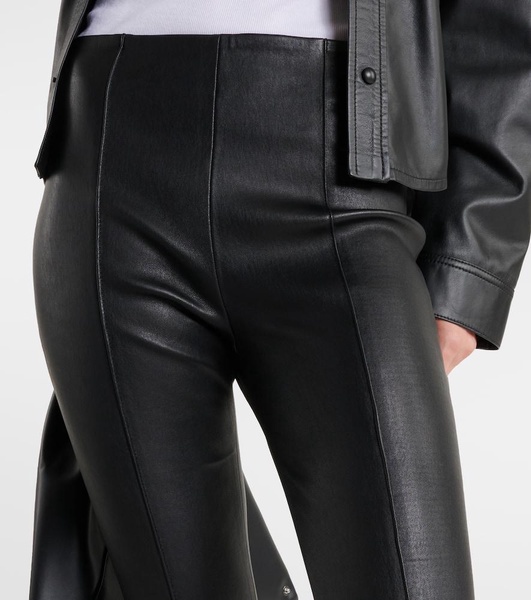 Vegas Strip skinny leather pants