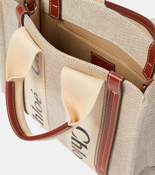 Woody Small canvas tote