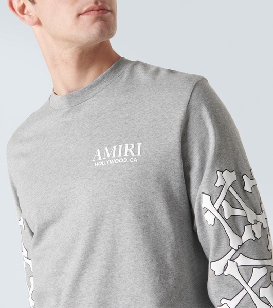 Printed cotton jersey sweatshirt