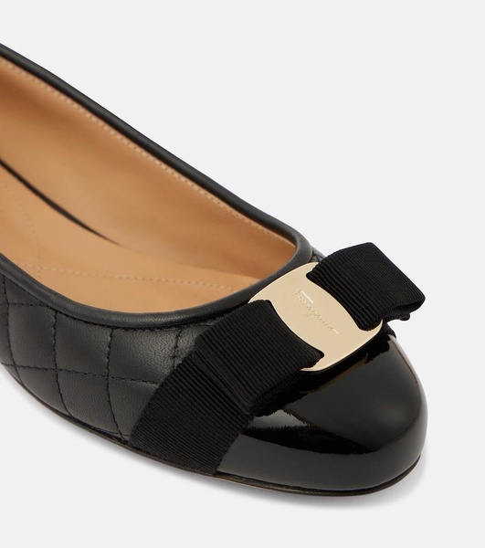 Varina quilted leather ballet flats