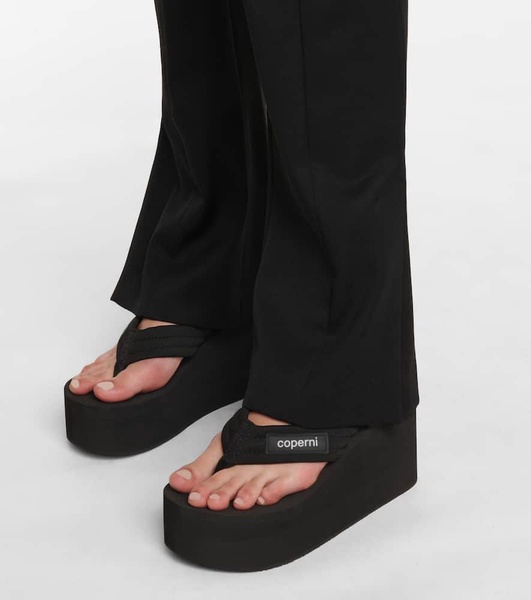 Platform thong sandals