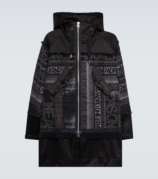 X Eric Haze jacquard jacket