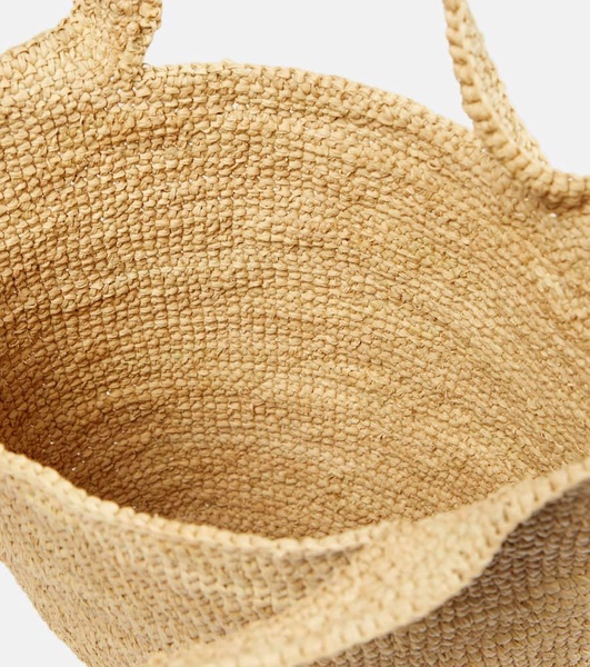 Paula's Ibiza Slit Mini raffia tote