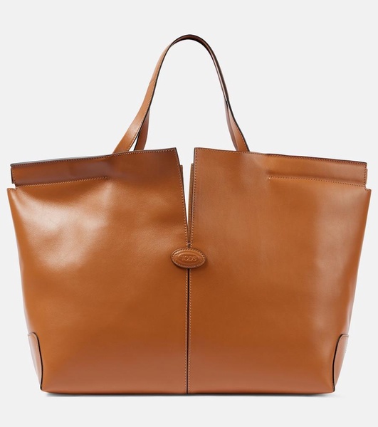 Di Bag Folio Medium leather shopper