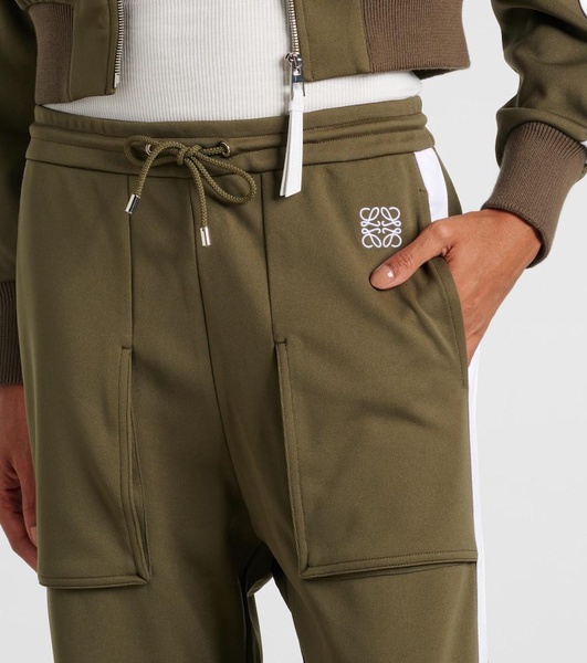 Jersey cargo pants