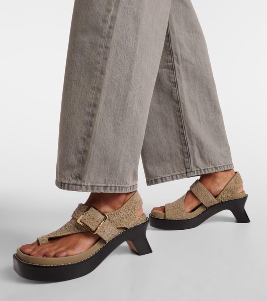 Ease suede sandals