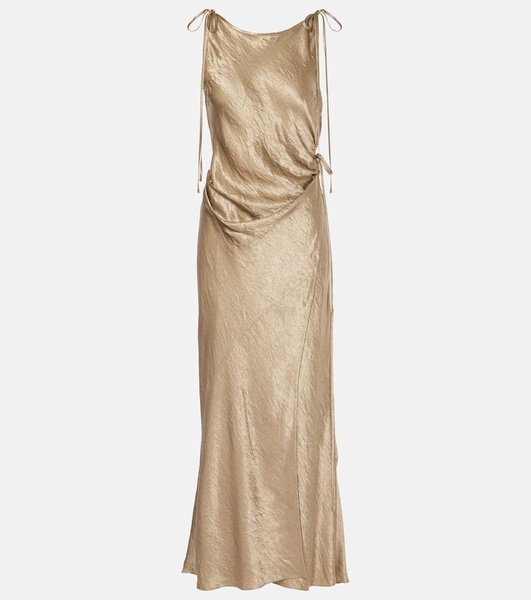 Dayla satin midi dress