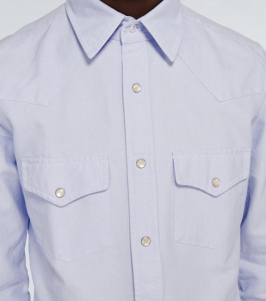 Western long-sleeved cotton shirt